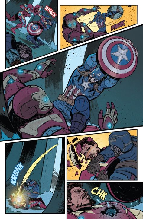 Captain America Art, Iron Man Comic, Marvel Avengers Assemble, Comic Book Layout, Comic Layout, Comic Book Panels, Avengers Comics, Read Comics Online, Arte Dc Comics