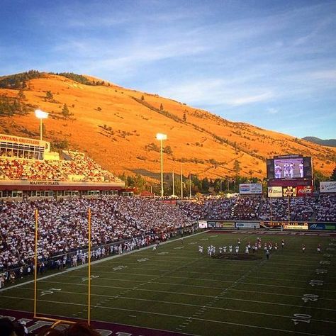 University Of Montana, Missoula Montana, Dream Date, Big Sky Country, Home Of The Brave, Land Of The Free, Football Stadiums, Travel Tourism, Grad School