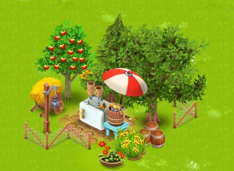 Hay Day Farm Design Dairy, Hay Day Sewing Machine Design, Hay Day Soup Kitchen Design, Hay Day Feed Mill Design, Hay Day Bakery Design, Hayday Dairy Design, Hay Day Machine Design, Hayday Animal Design, Cute Hay Day Farms