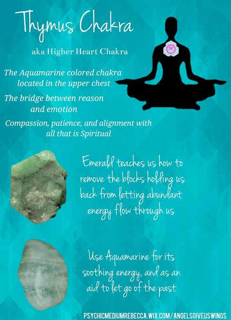 Thymus Chakra Crystals Higher Heart Chakra, Chakra Elements, Thymus Chakra, Thymus Gland, Chakra Balance, Chakra Affirmations, Chakra System, Magical Life, Crystal Therapy