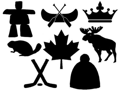 Canadian Symbols Stencils for Pennant Bunting | Blogged at: … | Flickr Canadian Symbols, Canada Day Crafts, Quilts Canada, Canadian Quilts, Canada Day Party, Canadian Things, Canadian Culture, I Am Canadian, Canada Eh