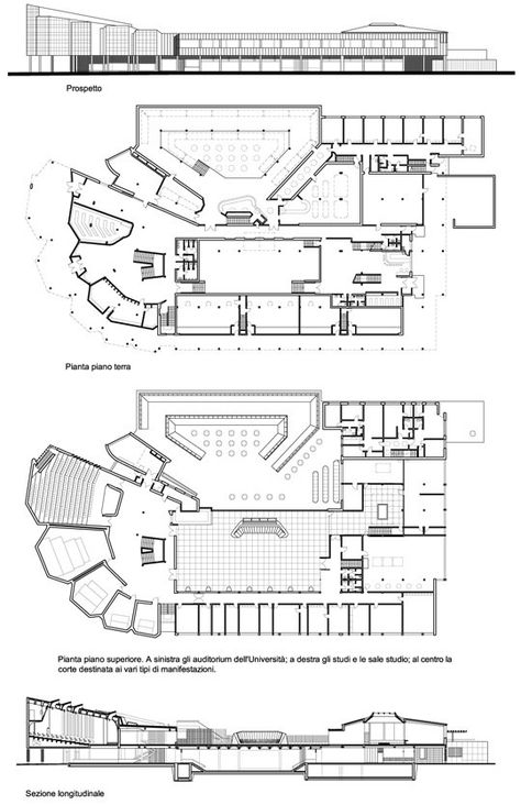 Architects: Alvar Aalto Location: Wolfsburg, Germany Year: 1962 Photography: wikiarchitecture, various Cultural Center Architecture, Auditorium Architecture, Architecture Site Plan, Theater Architecture, Mall Design, Walter Gropius, Cultural Centre, Architecture Model Making, Education Architecture