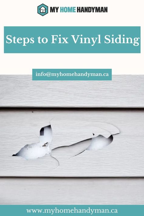 My Home Handyman Repair Holes In Vinyl Siding, Repairing Vinyl Siding, How To Remove Deck Stain From Vinyl Siding, How To Repair Vinyl Siding, How To Fix A Hole In Vinyl Siding, Vynal Siding, Repair Vinyl Siding, Vynil Siding, Vinyl Siding Trim