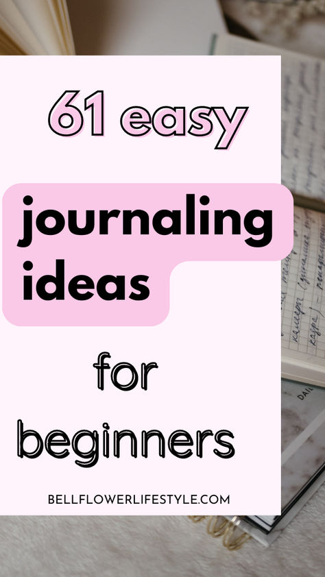 61 easy journaling ideas for beginners Fun Prompts For Journaling, First Time Journaling, Beginner Journaling Ideas, Jornal Idea Prompt, How To Start Journaling For Beginners, Journal Ideas Writing Therapy, Life Journal Ideas, Pretty Journal Ideas, Easy Journal Ideas For Beginners