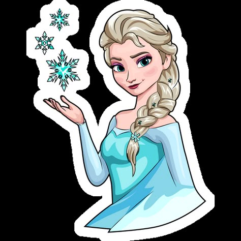 Elsa Sticker, Disney Characters Stitch, Soda Sticker, Elsa Cartoon, Elsa Drawing, Frozen Cartoon, Fantasy Cartoon, Long Platinum Blonde, Mask Sticker