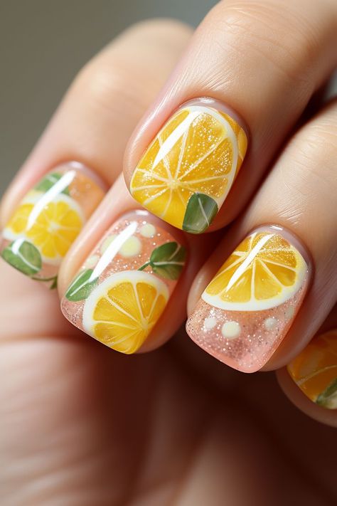 White Summer Pedicure, Nail Design White, Lemonade Nails, Nails Pink Summer, Yellow Summer Nails, Summer Pedicure Colors, Pink Nail Design, Summer Pedicure, Yellow Nails Design