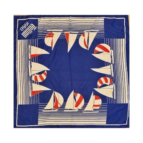 vintage silk scarf, nautical Osamu Goods, Nautical Scarf, Silk Headscarf, Mermaid Print, Autumn Festival, Vintage Silk Scarf, Printed Silk Scarf, Mid Autumn, Mid Autumn Festival