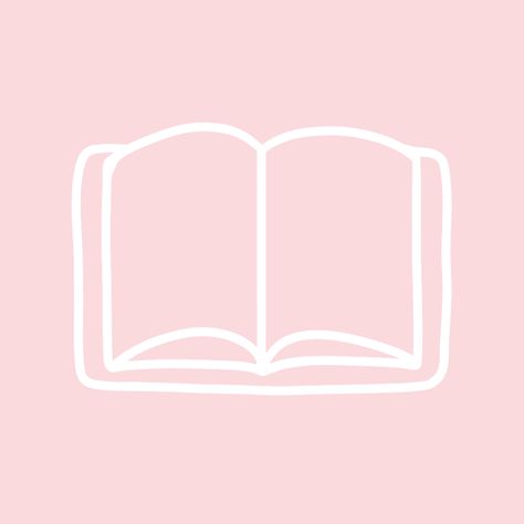 Pink App Icon, Pink Books, Book Icons, Book Lights, Phone Organization, Book App, Pink Iphone, Iphone Apps, Book Pages