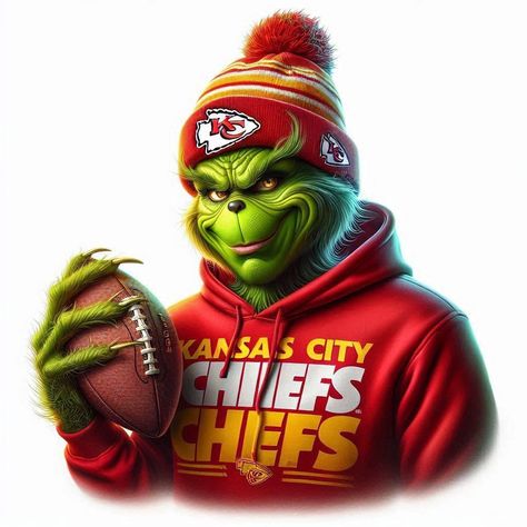 Chiefs Aesthetic, Kansas City Chiefs Wallpaper, Mickey Tattoos, Kc Chiefs Logo, Chiefs Design, Grinch Pictures, Kansas City Chiefs Funny, Kc Cheifs, The Grinch Pictures