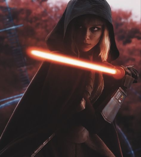 Ivanna Sakhno, Lightsaber, Star Wars, Disney, Red