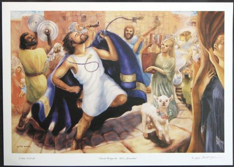 David dances before the Lord with all his might 2 Samuel, Worship The Lord, Bible Pictures, Prophetic Art, King David, Biblical Art, Scripture Art, Praise And Worship, Christian Music