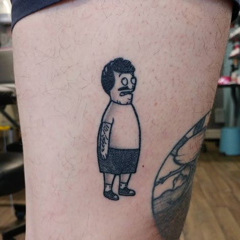 Bob Burger Tattoo, Bobs Burger Tattoo Ideas, Bobs Burgers Tattoo Ideas, Small Bobs Burgers Tattoo, Bob’s Burger Tattoo, Bobs Burgers Tattoo, Bob's Burgers, Bobs Burgers, Tat Ideas