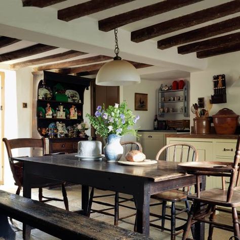 Alexandra Tolstoy, Block House, Beige Living Rooms, English Decor, English Kitchens, Cottage Interior, Cottage Kitchens, Cottage Interiors, English Country House