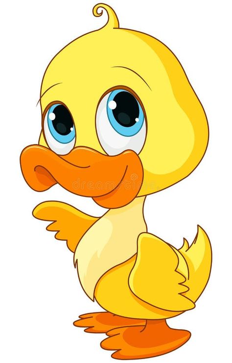 Illustration about Illustration of baby duck smiling. Illustration of small, paintings, clipart - 74922236 Duck Smiling, Gumpaste Animals, Cute Duck Cartoon, Duck Vector, Duck Clipart, Free Printable Clip Art, Safari Baby Shower Boy, Duck Tattoos, Duck Illustration