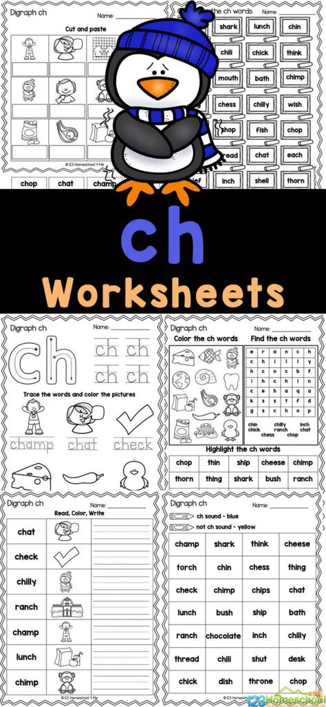 Ch Words Worksheets For Kindergarten, Ch Phonics Worksheets, Digraphs Worksheets For Grade 1, Free Digraph Worksheets, Ch Diagraph Worksheets Free, Ch Worksheets Kindergarten, Th Digraph Worksheet, Ch Digraph Worksheet, Ch Sound Activities