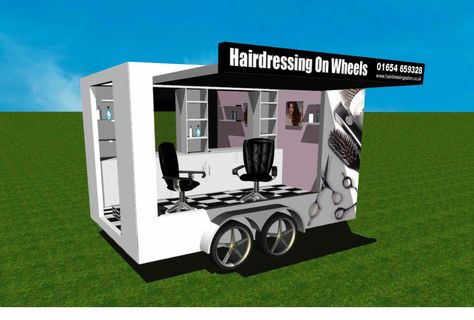 Mobile Hairdressing www.salononwheels.co.uk Boutique Pop Up Shop, Mobile Hairdresser, Hair Dresser, Pop Up Shop, Pop Up, Trailer, Dresser, Boutique, Hair