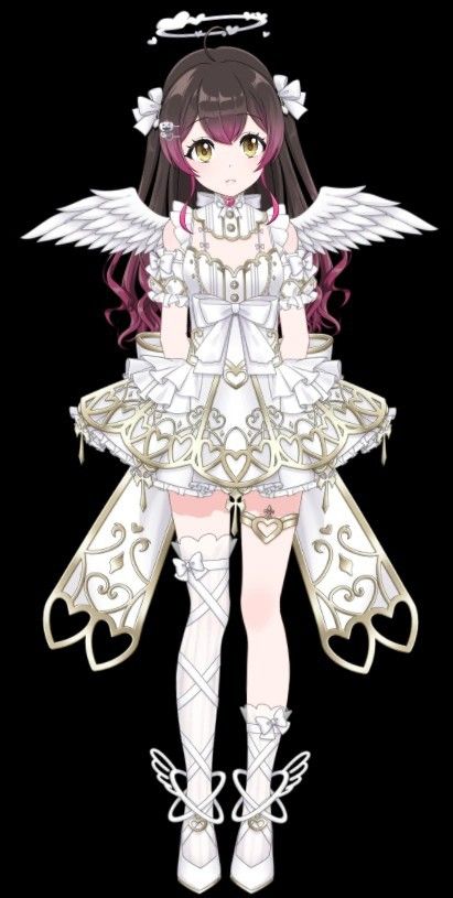 Anime Idol Outfits, D4dj Outfits, Genshin Dr, Magical Girl Outfit, Ballerina Outfit, Angel Outfit, 영감을 주는 캐릭터, Gaming Clothes