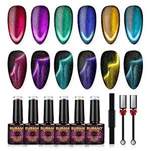 Magnetic Gel Nail Polish 6 Colors Holographic Cats Eyes Nails Gel *This contains an affiliate link* Cats Eyes Nails, Eyes Nails, Cats Eyes, Gel Set, Nail Polish Gel, Cat Eye Gel, Nail Gel Polish, Cat Eye Nails, Cats Eye