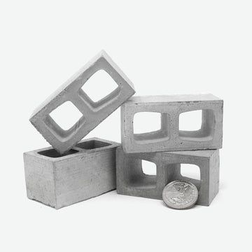 Cinder Block House, Block Drawing, Architect Gift, Pallet Crates, Gift For Architect, Cinder Blocks, Cement Blocks, Breeze Blocks, 6 Figures