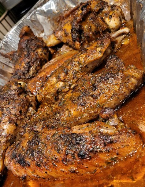 Cajun Turkey Wings, Cajun Turkey Wings Recipe, Bake Turkey Wings Recipe, Turkey Wings Recipe, Cajun Turkey, Baked Turkey Wings, Fried Turkey, Turkey Wings, Baked Turkey