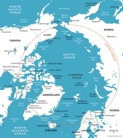 Arctic Ocean Map, Arctic Travel, Arctic Roll, Arctic Exploration, Artic Circle, Bering Strait, Gulf Of Alaska, Circle Map, Arctic Sea