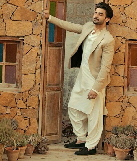 Pant Design For Men, Coat Pant Design, Pathani Kurta Pajama, Fahad Sheikh, Boys Dressing Style, Kurta Pajama With Jacket, Coat Pant For Men, Suit With Jacket, Wedding Kurta For Men