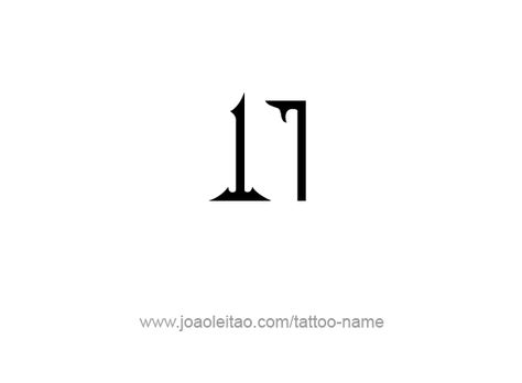 Tattoo Design Number Seventeen 17 Tattoo, Tattoos With Names, Fonts For Tattoos, Tattoos Fonts, Tattoo Number, Number Font, Star Platinum, Bible Verse Tattoos, Tattoo Fonts Cursive