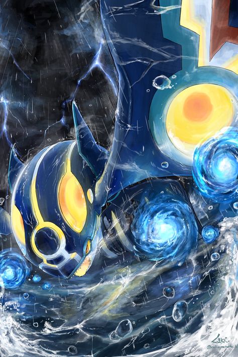 Rayquaza Wallpaper, Primal Kyogre, Kyogre Pokemon, All Legendary Pokemon, Zoroark Pokemon, Anime Motorcycle, Pokémon Oras, Pokemon Umbreon, Pokemon Fusion Art