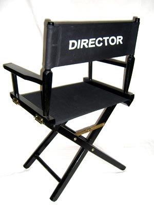 Everyone loves a movie... Decorate the backs of chairs Movie Star style Placido Domingo, Movie Directors, Directors Chair, Bojack Horseman, Lights Camera Action, Movie Director, Film Set, Film Director, Room Themes