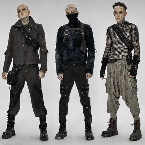 Post Punk Outfit, Alternative Fashion Outfits, Men Ootd, Alternative Men, Gothic Men, Alternative Style, Punk Rave, Styling Inspiration, Punk Outfits