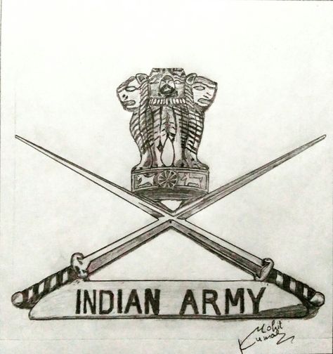 Indian Army logo Drawing, Lion Is Capital Of Ashok Chakra #indianarmy #army #armyday #armylogo #indianarmylogo #indianarmyday #drawing @mohitkumar2347 #logosketch #pencildrawing Indian Army Sketch, Indian Army Drawings, Indian Army Dp, Indian Army Logo, Army Logo Design, Police Officer Tattoo, Indian Fighter Planes, Army Sketch, Ashok Chakra