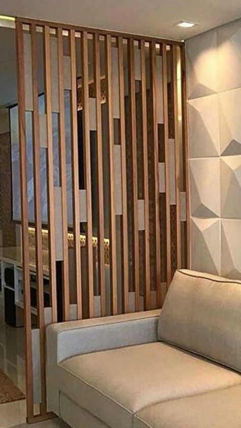 Modern Partition Wall Room Dividers, Living Room Separator, Room Separator Ideas, Room Divider Living Room, Room Divider Ideas Diy Cheap, Room Divider Ideas Diy, Living Room Separator Ideas, Creative Room Dividers, Modern Partition