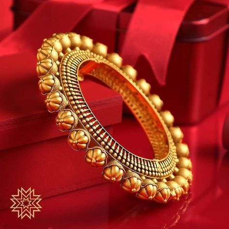 Gokharu Bangles Gold, Manubhai Jewellers Bangles, Traditional Bangles Gold, Borivali Mumbai, Manubhai Jewellers, Traditional Bangles, Antique Bangles, Antique Gold Jewelry Indian, Antique Jewellery Designs