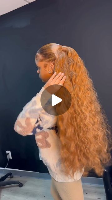 💯Raw Human Hair Vendor on Instagram: "Red or ginger half up half down?❤️🧡Follow @elfinhair_beauty for more inspiration~  🛒Choose your favorite bundles on our bio website 💸Use coupon code: “VV10” 🔥Free 24hrs worldwide shipping 🔥Pay later with PayPal Klarna . . . . . . . . #messybun #naturalhair #hairjourney #hairstyles #hairtutorials #explorepage #satisfyingvideos #blackgirlmagic #spacebuns #topbun #ponytail#highponytail #ponytailhair #hairextensions#rawhair #blackgirlhairstyles #easyhairstyles #melaninpoppin #curlyhairstyles #hairtransformation #softhair #arroganttae #topknot #tiktokviral #blackgirlsrock #curlyhair" Ginger Ponytail Black Women, Ginger Half Up Half Down, Ginger Ponytail, Puffy Hair, Curly Extensions, Girl Fashion Style, Hair Vendor, Teenage Fashion, Soft Hair