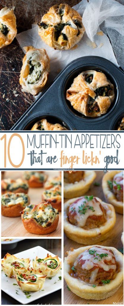 Muffin Tin Appetizers, Finger Appetizers, Mini Muffin Tin Recipes, Muffin Cups Recipes, Finger Food Desserts, Bite Size Snacks, Dessert Bites, Muffin Tin Recipes, Bite Size Desserts