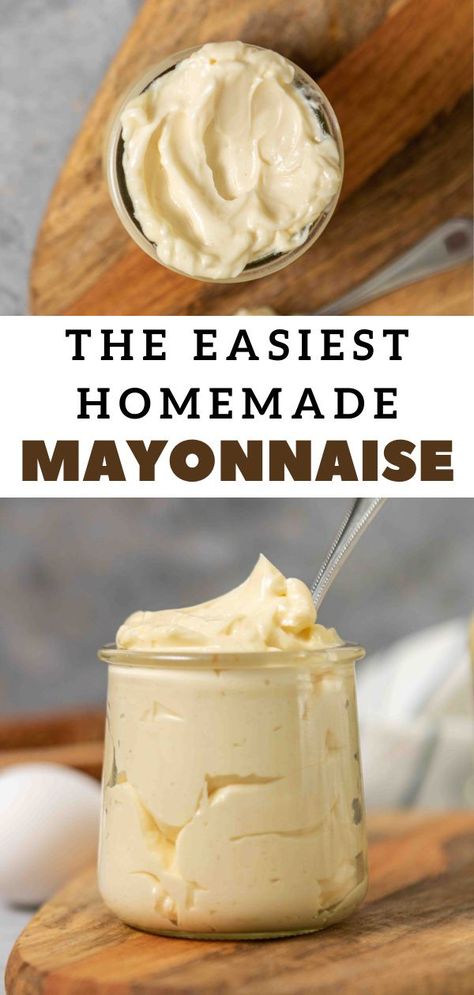 Pantry Recipe, Homemade Mayonnaise Recipe, Spreads Recipes, Batch Recipes, Mayo Recipe, Paleo Foods, Homemade Mayo, Mayonnaise Recipe, Homemade Condiments