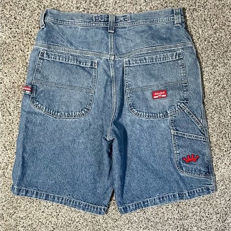 JNCO Jeans Shorts Size 36 Y2K M2701DY Domo Outfit, Acubi Fashion, Jnco Jeans, Baggy Shorts, 2000s Fashion Outfits, Downtown Girl, Girl Fits, Cool Fits, Fashion Fits