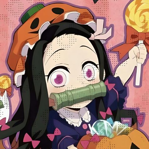 Nezuko Halloween, Pfp Nezuko, Demon Slayer Matching Icons, Demon Slayer Matching, Nezuko Kamado, Demon Slayer Kimetsu No Yaiba, Kimetsu No Yaiba, Matching Icons, Demon Slayer