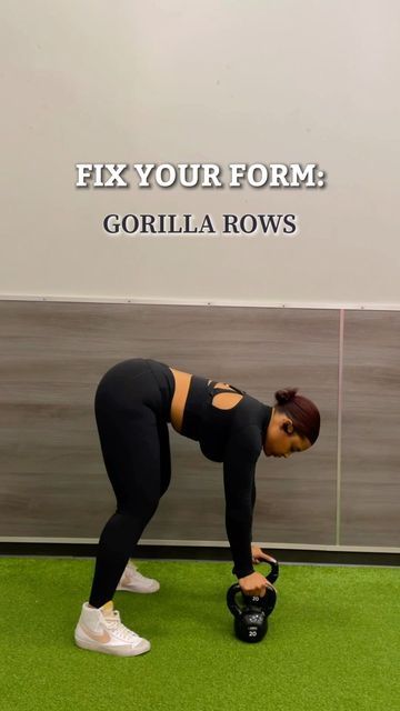 Gorilla Rows Benefits, Gorilla Kettlebell Workout, How To Do Gorilla Rows, Gorilla Rows Workout, Gorilla Back Workout, Gorilla Rows Form, Gorilla Pulls Workout, Gorilla Rows Exercise, Gorilla Rows Kettlebell