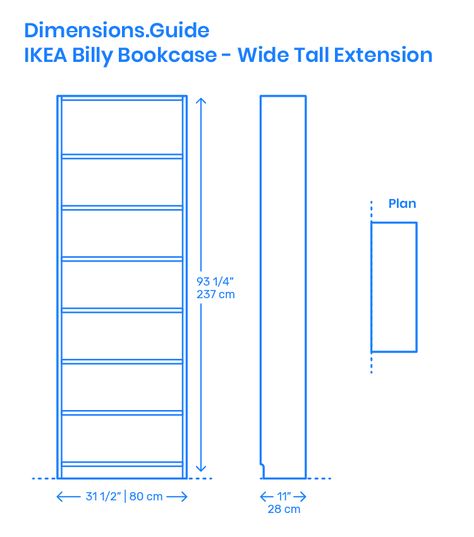 Standard Book Shelf Size, Bookshelves Dimensions, Bookshelf Dimensions Book Shelves, Billy Bookcase Height Extension, Ike’s Billy Bookcase, Extension Plans, Coffee Table Plans, Furniture Dimensions, Tv Room Design