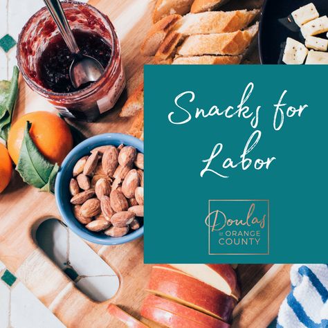 We are often asked by our clients what they should eat and drink during labor, so we decided to provide you with our favorite round up and a free printable! #laboranddelivery #childbirtheducation #birthplan  Orange County Birth Doula | Orange County Postpartum Doula | Newborn Care Specialist Orange County | Night Nanny Orange County Foods To Eat During Labor, Snacks During Labor, Birth Snacks, Labor Snacks, Snacks For Labor, Night Nanny, Ice Chips, Best Snacks, Natural Calm