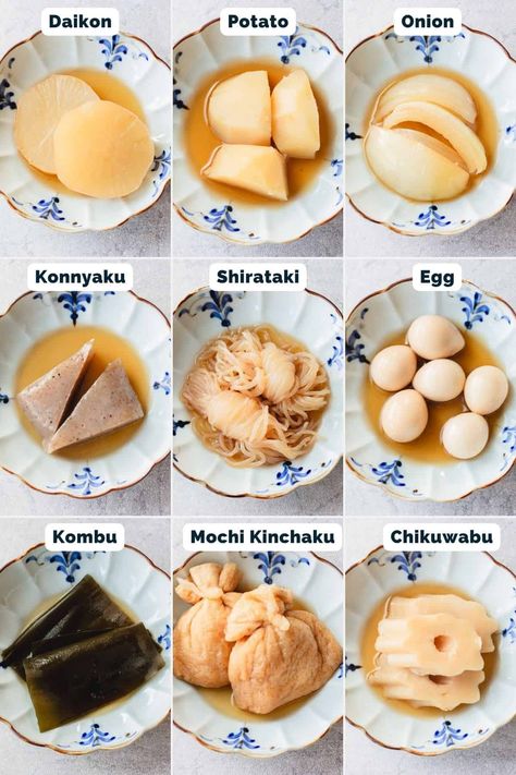 Oden Recipe Japanese, Japanese Winter Food, Easy Bento Recipes, Oden Recipe, Healthy Japanese Food, Fantasy Recipes, Japanese Food Dishes, Steamed Recipes, Okinawa Food