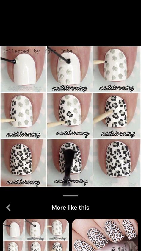 White Nails With Cheetah Print, White Cheetah Print Nails, White Leopard Print Nails, White Leopard Nails, Nails 2014, Cheetah Nail Designs, Cheetah Print Nails, Animal Print Nails Art, Latest Obsession