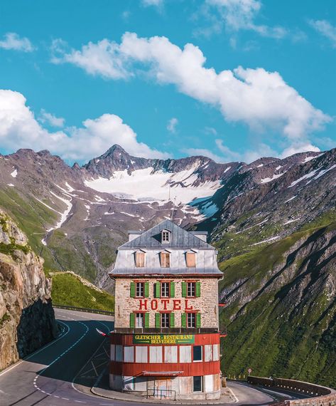 Hotel Belvédère | Accidentally Wes Anderson Accidentally Wes Anderson, Curacao Island, Loona Kim Lip, Wes Anderson Movies, Art Beat, Visit Switzerland, Wes Anderson, Secret Places, Landscape Photographers