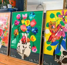 Kitty Mccall, Tulip Vase, Bloom And Wild, Most Popular Flowers, Tulips In Vase, Flowers Gifts, Modern Canvas Art, Painted Flowers, Vase Set