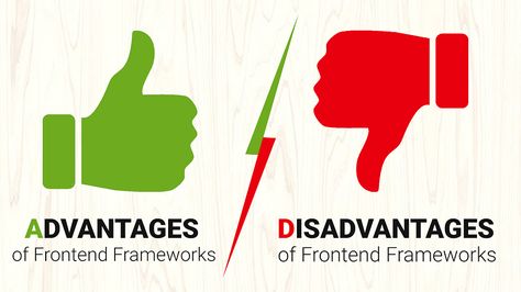 Advantages and Disadvantages of Front-End Frameworks Web Design And Development, Advantages And Disadvantages, Front End, Web Development Design, Website Design, Turning, Web Design, Gaming Logos, ? Logo