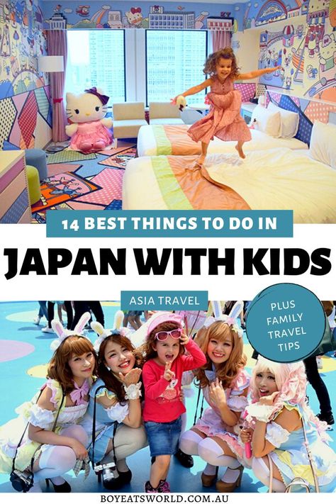 Are you planning to travel to Japan with kids? Discover the best things to do in Japan with kids, including everything from theme parks in Japan to food and cool hotels. Here's you guide to family travel in Japan. I things to do in Tokyo I where to go in Japan I Japan travel I food in Japan I things to do with kids in Japan I what to do with kids in Tokyo I family travel tips for Japan I Japan travel tips for families I family travel in Tokyo I #Japan #Tokyo #familytravel Parks In Japan, Cool Hotels, Tokyo With Kids, Japan With Kids, Food In Japan, Travel To Japan, Things To Do In Japan, Travel In Japan, Things To Do In Tokyo