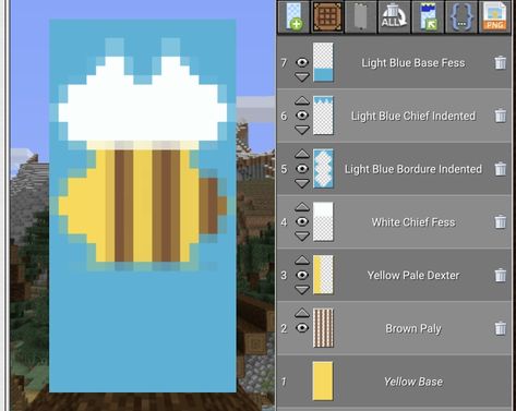 Yellow Banner Minecraft, Minecraft Flag Design Cute, Chicken Banner Minecraft, Minecraft Bee Banner Designs, Sheep Banner Minecraft, Minecraft Banner Designs Animals, Cow Banner Minecraft, Minecraft Banner Animals, Minecraft Banner Recipes