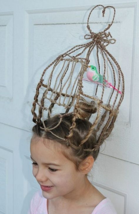 Easy Crazy Hairstyles, Picture Day Hair, Wacky Hair Days, Hairstyles Kids, Crazy Hair Day, Wacky Hair, Crazy Hair Day At School, Toddler Easter