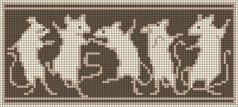 Alpha pattern #168072 Alpha Patterns Winnie The Pooh, Wendigo Pixel Art, Crochet Tapestry Square, Taurus Cross Stitch, How To Grid Crochet, Long Alpha Patterns, Knitting Tapestry Pattern, Pixel Grid Crochet Blanket, Tapestry Pixel Art